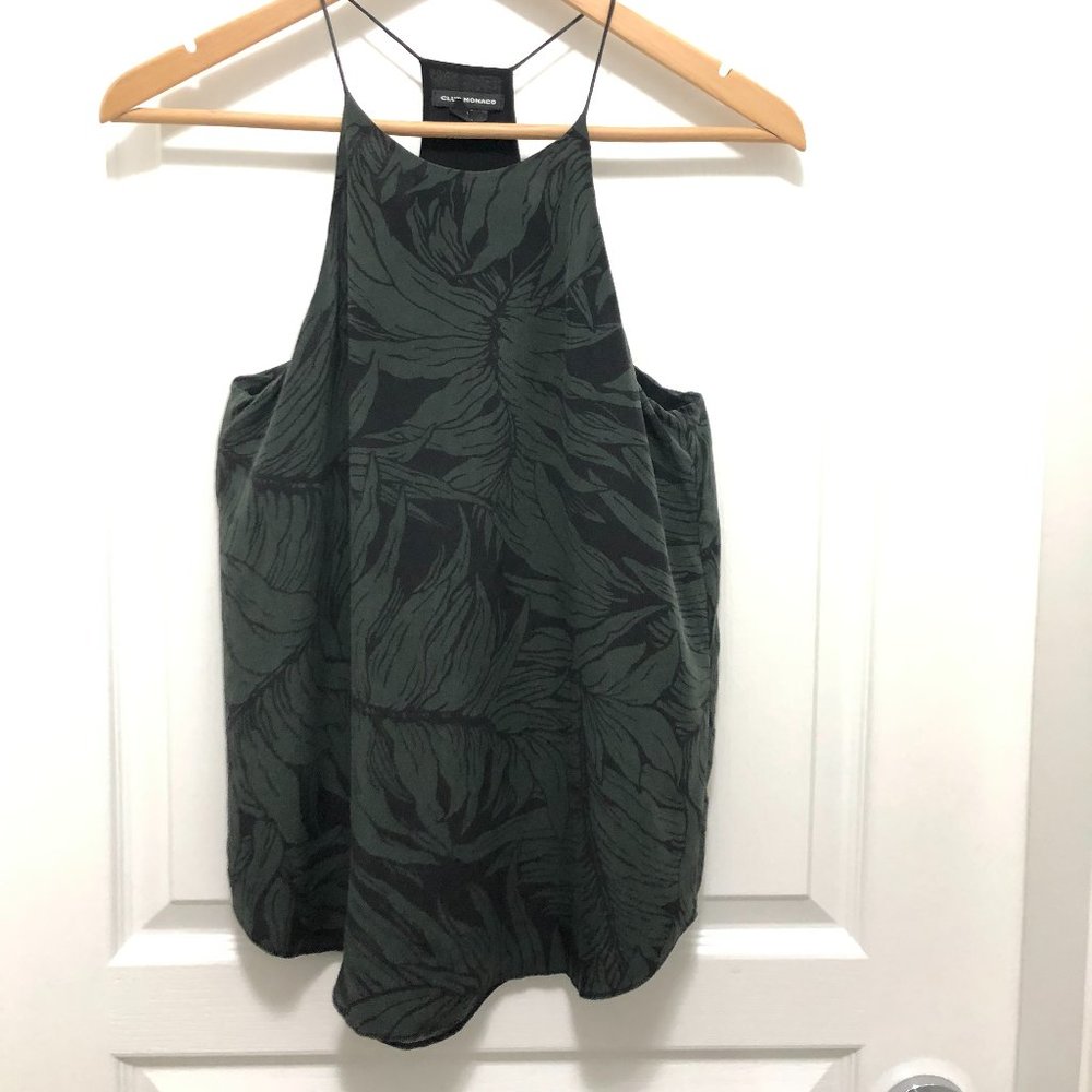 Club Monaco Racerback Silk Tank Top - Size XS